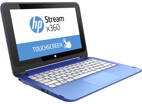 HP (K5F87UA) Stream x360 11-p010ca Convertible 11.6-inch Celeron N2840 2.16GHz 2G RAM 32G - Blue