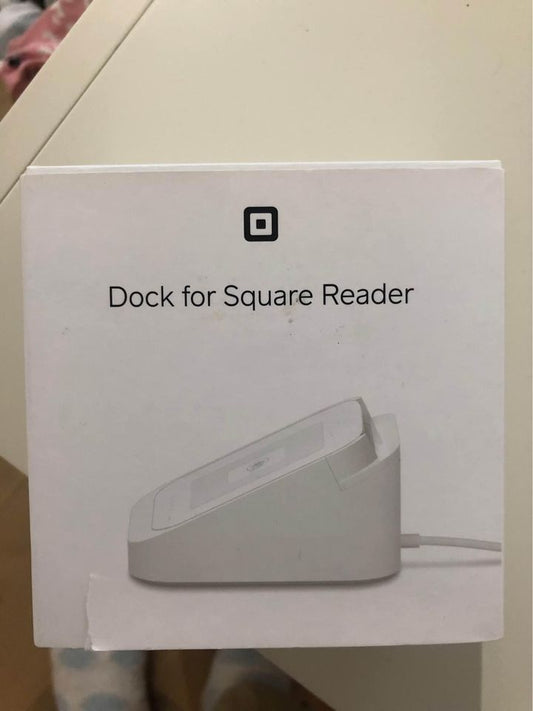 Like New Square Dock for Contactless and Chip Reader -white